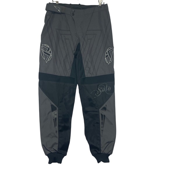 Marshall Solo Padded Black/Gray Motocross Dirt Bike Racing Pants Men's 30 NWT